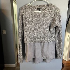 Banana Republic gray long sleeve XS